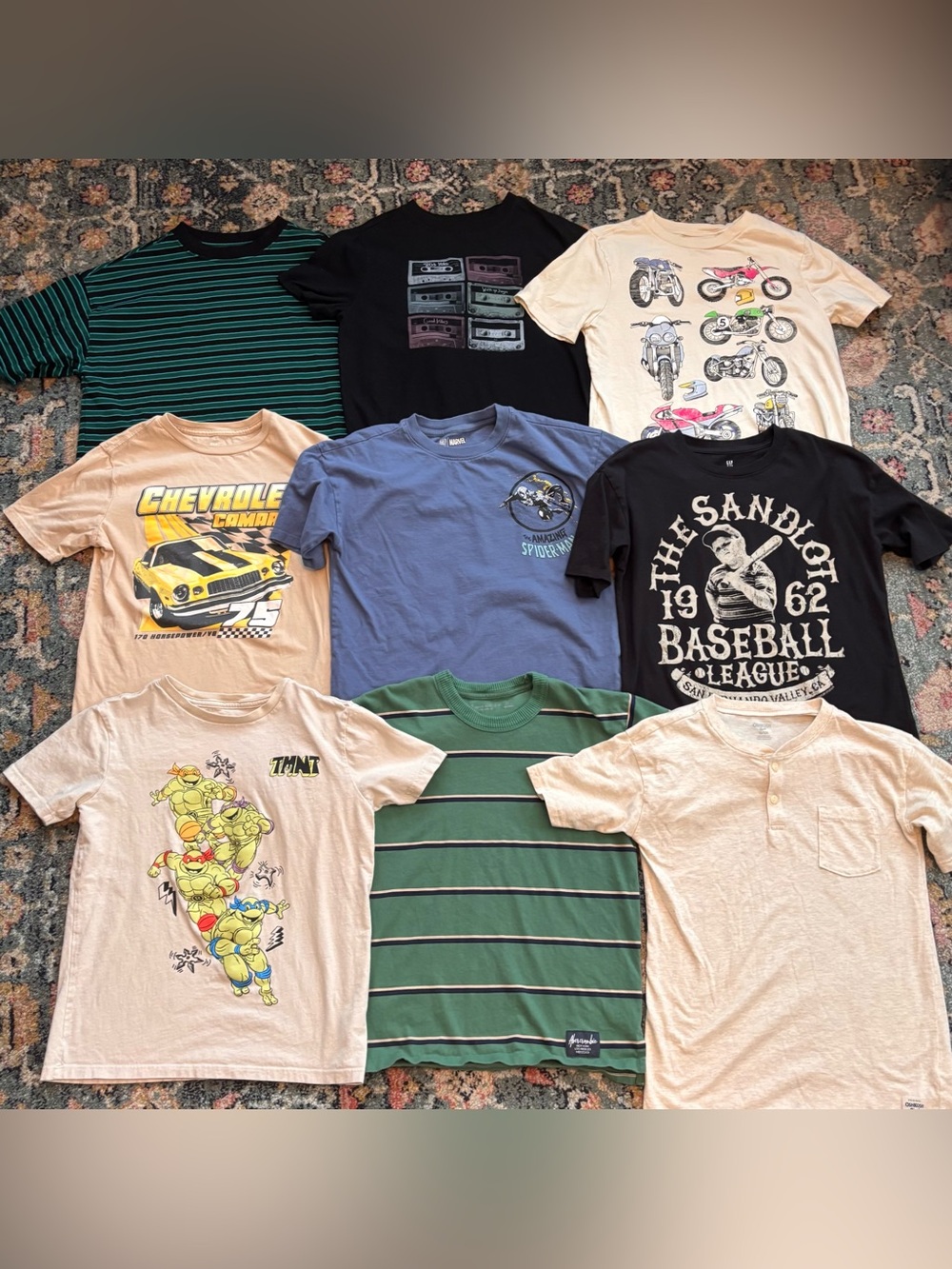 GAP Abercrombie OshKosh Boys Mixed Brand Tee T-Shirt Lot Sz 10